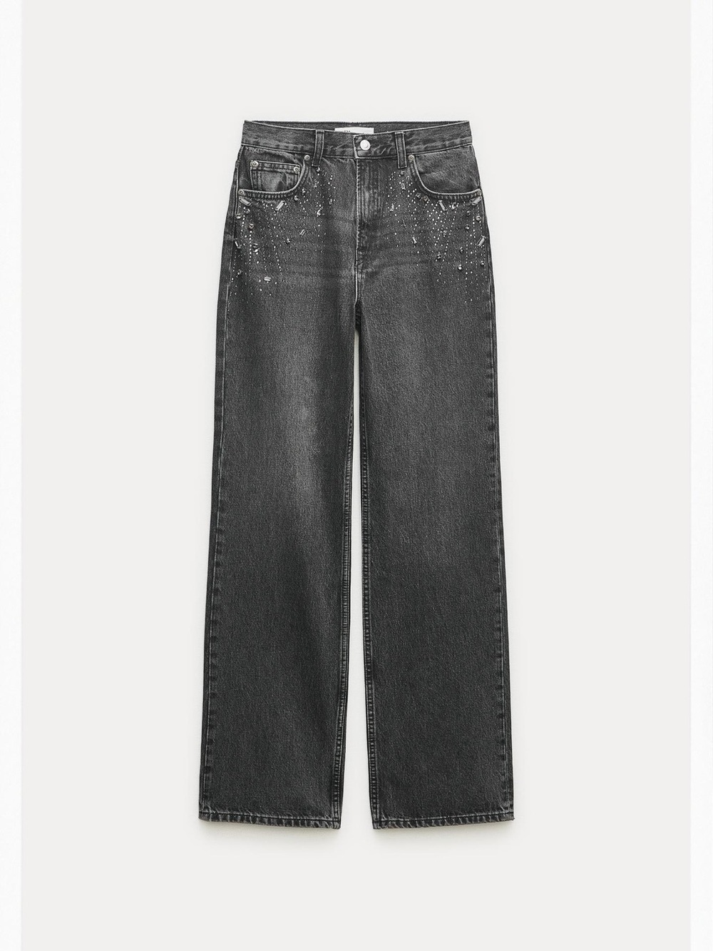 Black Embellished Women's Jeans